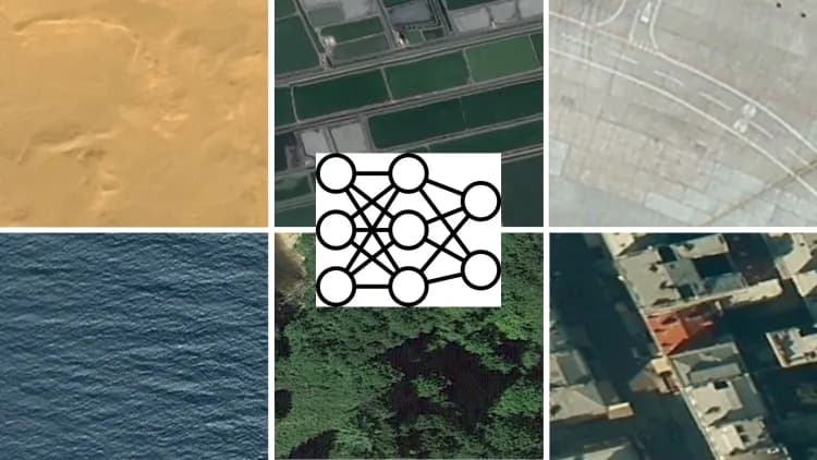 Satellite image land cover classification