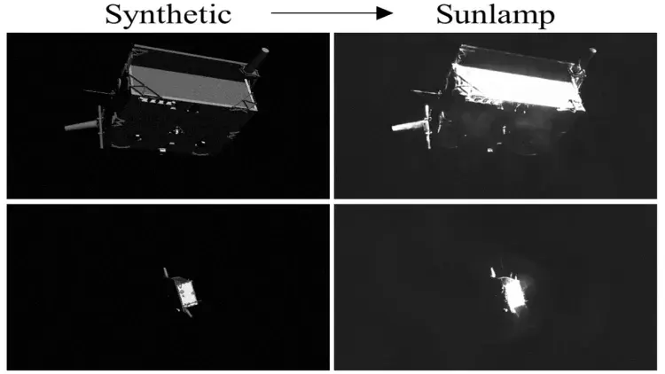 Improving Satellite Pose Estimation Across Domain Gap with Generative Adversarial Networks